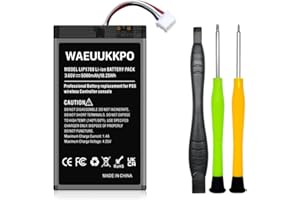 WAEUUKKPO PS5 Controller Akku, Ersatzakku mit hoher Kapazität LIP1708 für Sony PS5 PlayStation 5 DualSense CFI-ZCT1W Wireless Controller mit Toolkits (1 Stück)