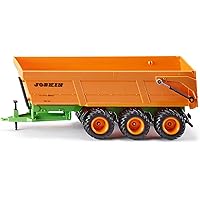 siku 2892, Joskin tresidigt tippflak, 1:32, Metall,plast, orange, Flaket kan tippas, För siku-leksaker i skalan 1:32 med släp