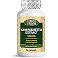 Oladole Natural Saw Palmetto Extract- 500mg (120 Capsules) | Prostate Health Support, DHT Blocker, Promotes Urinary Tract Health, Hair & Immune Health | Enhanced with Antioxidant | Non-GMO,Gluten-Free