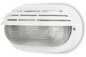 DOPO LIGHTING - Aplique pared exterior FAR - luz exterior pared IP44 - aplique exterior pared - lampara exterior pared E27 - plafon exterior pared terraza 21W - plafon pared