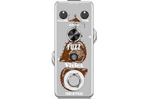 Vivlex LEF-306 Fuzz Guitar Effects Pedal EH Big Muff Mini Analog Creamy Fuzz Tone Stompbox for Electric Guitar Bass True Bypass Footswitch