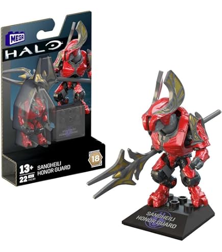 MEGA Halo Action Figure ODST 'Romeo' Agu Con Capsula Di Trasporto - Micro Action Figure HMV57 Da 5 Cm, 12 Punti Articolazione