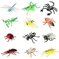 GVSAVY 12 pieces of simulated insects, non-toxic plastic safe animal ...
