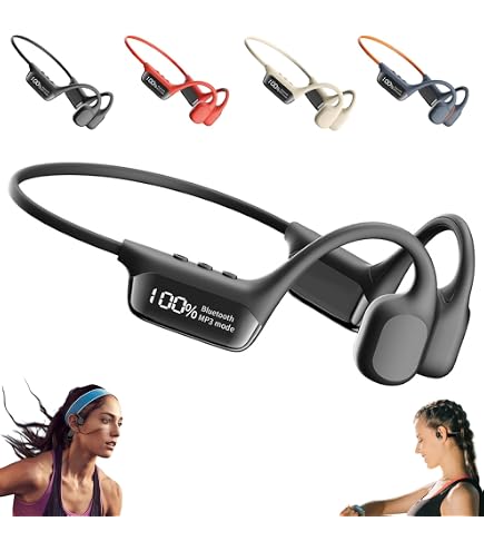 Casque à Conduction Osseuse Bluetooth Sans Fil - Pour Sport, Course, Vélo, étanche, Léger Et Confortable