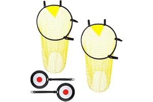 WDKXCN Top Bins Football Targets, 4 Pcs Football Training Equipment, Soccer Target Net, Top Bins Net for Goal, Soccer Target Outdoor, for Improve Soccer Skills, Shootings Accuracy Train