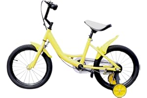 Donened Bicicletta per bambini da 16 pollici, 5-8 anni, con ruote di supporto, campanello e freno a mano, per bambini e bambine