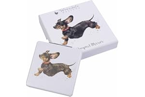 Wrendale Designs Compact Miroir Ce Sentiment du Vendredi Chien Dashund