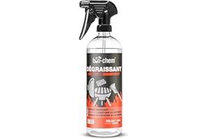 BIO-CHEM CLEANTEC Bio-Chem - Spray dégraissant pour barbecues 0,75L - Produit prêt à l'emploi pour plancha, Grille Barbecue, idéal pour l'été