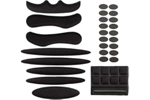 Jipemtra Helmet Padding Foam Kit 27PCS Bicycle Replacement Pads Universal Helmet Foam Pads Set for Bike Motorcycle Cycling Racing
