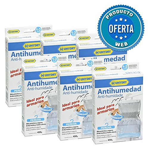 6er-Set HUMYDRY Schrank-Entfeuchter 450g