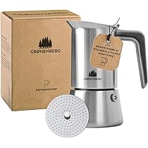 Moka Acciaio Inox FILTRO CAFFÈ IN Acciaio Inox Macchina Da Caffè