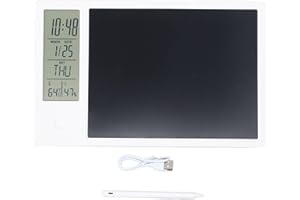 BEWINNER Calendrier de Tablette de Planificateur Numérique électronique avec Affichage de L'heure, de la Température et de l'humidité, Calendrier électronique Multifonctionnel pour le