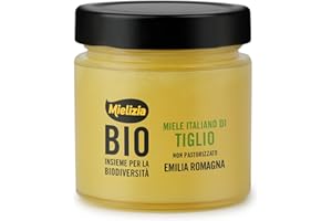 Mielizia BIO - Miele Biologico di Tiglio in Vasetto - Non Pastorizzato - 300g