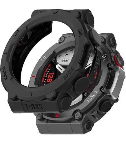 Per Amazfit Bip 5 PC + custodia protettiva per orologio integrata con