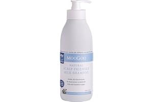 MooGoo Milk Shampoo – For Itchy, Dry, Eczema, Psoriasis & Dandruff Prone Scalps – SLS, Silicone, Sulfate & Paraben Free - Natural & Gentle Formula – 500ml / 16.9 fl.oz.