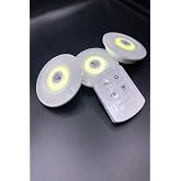 Mobee Uzaktan Kumandalı Yapışkanlı Kablosuz Led Spot Lambalar 3 Led +1