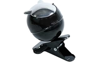 FJXJLKQS 2 PIÈCE Cendrier for extérieur, cendrier for Le Jardin, Balcon de venteux, terrasse, for Pinces, Tasse de tempête avec Fonction Pince, extérieur, Bol de Serrage, cendrier avec Couvercle