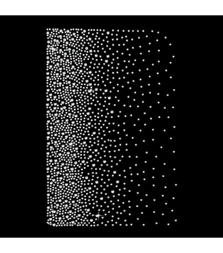 6 Fogli Strass Hotfix Con Cristalli - Decalcomanie Termoadesive Per Decorazioni Fai Da Te Su Tessuto - Foto 9