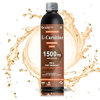 Carbamide Forte L Carnitine Liquid Supplement with 1500mg of Pure L-Carnitine Per Serving - 500ml - 33 Servings