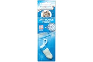 Bogadent bogar, Anti-Plaque Finger, Zahnbürste Katze, Mit patentierter Silberionen-Technologie, Fingerförmige Katzenzahnbürste, Katzen-Zahnpflege, Katzenzubehör, 1 Stück