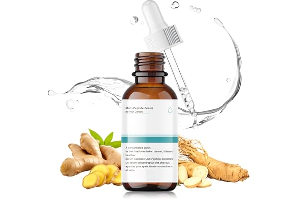 Multi-Peptide Serum for Hair Density, Serum Pousse Cheveux, Hair Growth Serum, Sérum Multi-Peptide pour la Densité des Cheveux, Croissance des Cheveux, Anti Chute de Cheveux, Hommes et Femmes, 30ml