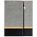 Produktbild zanasta Designs Tasche Samsung Galaxy Note 4 Hülle Flip Case Schutzhülle Handytasche mit Kartenfach Grau