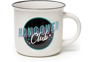 Legami CUP0053, Cup Puccino, Tazza in Porcellana New Bone China, Tema Hangover, Take a Break Collection, Capacità 350 ml, Lavabile in Lavastoviglie, Utilizzabile in Microonde