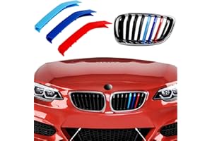 Goodream Garnitures de calandre compatibles avec BMW Série 2 2014-2020 F22 F23 220i 228i 230i 235i Sedan Accessoires pour berline à 8 faisceaux avec calandre standard