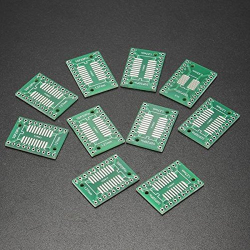 spécifications Yongse 10Pcs SOP20 SSOP20 TSSOP20 Pour DIP20 PCB SMD adaptateur DIP Plate Pas 0.65/1.27mm