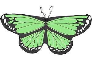 CISMARK Kinder Monarch Schmetterling Flügel Kostüm für Halloween Party One Size(3-16T)