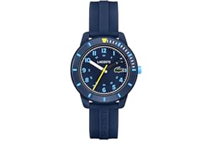 Lacoste Montre Analogique à Quartz pour Enfants Collection Mini Tennis avec Bracelet en Silicone