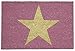 Produktbild Gift Company - Fußmatte, Kokosmatte, Türmatte - Pink Star, Stern, Sterne - 75 x 45 cm - Kokosfasern
