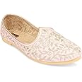 DESI COLOUR Men Wedding Mojari/Sherwani/Loafer Ethnic Footwear Punjabi Jutti- Designer Men's Wear Collection