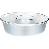 Pentole Agnelli Linea Pasticceria e Cake Design Ciambella Con Tubo, Argento, 24 cm