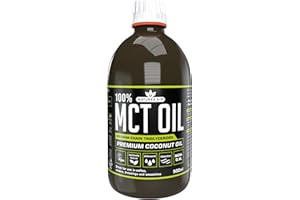 Natures Aid 100% MCT Oil 500ml - Premium Coconut MCT - Energy Boost - Keto Friendly - Add to Coffee Shakes Smoothies - Vegan, Non-GMO, Gluten-Free - Rapid Absorption Sustainably Sourced
