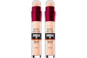 Maybelline New York Correttore Liquido il Cancella Età, Confezione da 2 Pezzi, Light