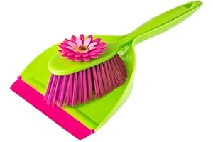 Vigar by Addis Flower Power poręczna patelnia i zestaw pędzli, zielony/różowy