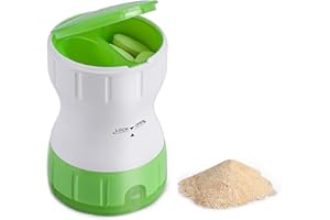 Opret Pill Crusher Grinder - Crushes Small or Large Pills Tablets Vitamins to Fine Powder - for Family Kids Pets