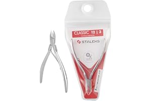 Staleks Pro Classic Series NC-12-3 Pince à cuticules 1/4 mâchoire 3 mm Outil de manucure professionnel à domicile