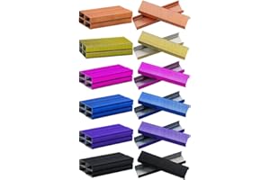 JIHUOO 6000 Pcs 26/6 Standard Colored Staples Desk Manual Stapler Staples Office Staples Refill School Paper Staples Study Supplies