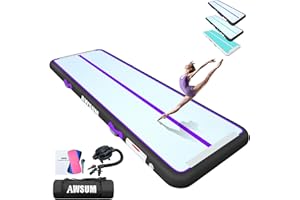 ‎AWSUM AWSUM Airtrack Air Track Turn Matte Aufblasbare Turnmatte Outdoor Aufblasbar für Zuhause Zubehör Airfloor Turnen Tumbling Fitness Matten Trainingsmatte 2m 3m 4m 5m 6m 10cm 20cm hoch