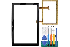 SRJTEK pour Tablette Meberry M7 Ecran Tactile M7 Capteur Numériseur 10.1 Pouces Panneau Tactile Verre Pièces de Rechange (Noir)