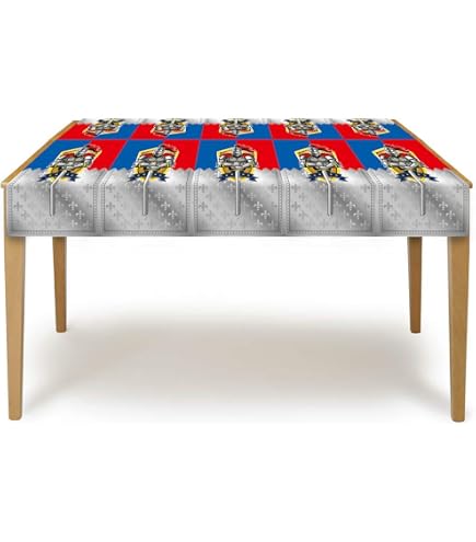 Beistle Mittelalter-Tischdecke Aus Kunststoff – Dekoration Für Ritter-Partys, Geburtstage & Themenfeste – Einfach Zu Entsorgen
