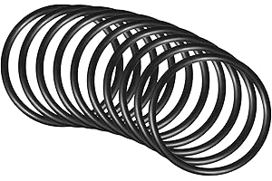 QUARKZMAN Nitrile Gomma O-Ring 70mm x 60mm x 5mm Guarnizioni di Tenuta Anelli Rubinetti Rotondo Guarnizione Rondella per Rubinetto Idraulica Riparazione Sigillatura Connessione, 10 Pezzi