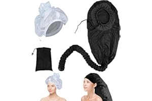 Dzmuero Casco asciugacapelli da casa, Cuffia asciugacapelli per phon, Casco asciugacapelli, con rete asciugacapelli, cuffia asciugacapelli portatile, tubo lungo, asciugatura, riscaldamento, styling