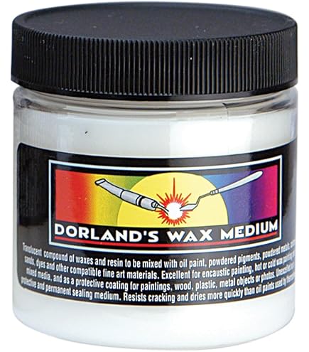 Wax Medium, acrylverf, glanzende acryllak, biedt een langdurige beschermlaag voor aquarel, gouache, olieverf, acryl, pastelinkt, 120 g