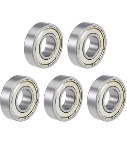 5 Rillenkugellager R8 2RS – 12,7 X 28,6 X 7,9 Mm, Doppelt Abgedichtet, Aus GCr15-Stahl, Für Maschinen & Rollen