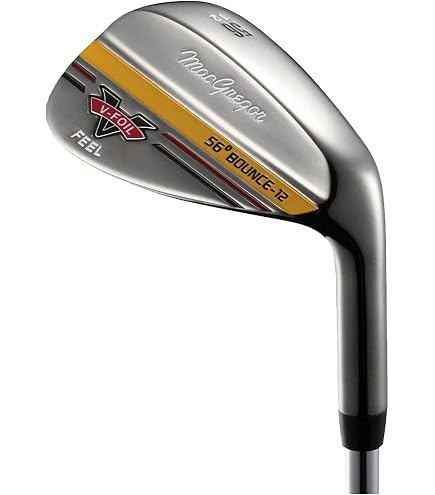 MacGregor V-Max Golf Keile Für Herren - 52°, 56°, 60° - Leichter Schläger Mit Hoher Fehlerverzeihung (Schwarz/Chrom, Rechtshänder)