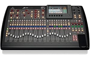 Behringer X32 Digitales Mischpult mit 40 Eingängen und 25 Bussen, 32 programmierbaren Midas-Vorverstärkern, 25 motorisierten Fadern, Kanal-LCDs, 32-Kanal-Audio-Interface und iPad/iPhone*-Fernbedienung