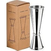Cocktail Jigger 25/50 ml, 304 Stainless Steel | Double jigger for bar, home and parties; ideal for preparing cocktails, wine